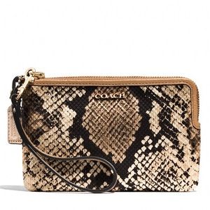 NEW Coach Python Wristlet / Wallet